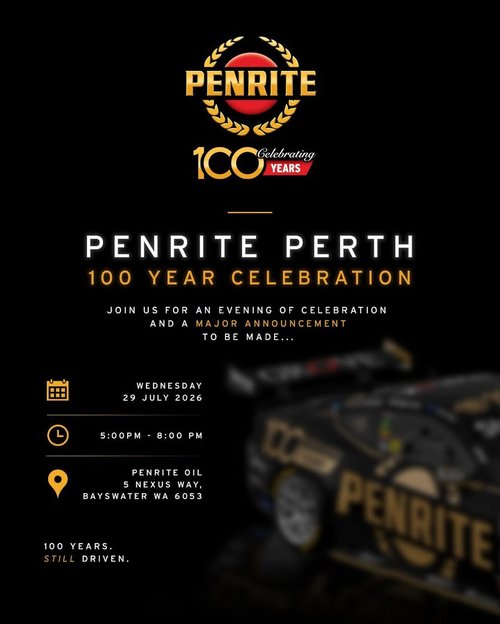 Penrite Perth 100 Year Celebration — Classic/Muscle car meet in Perth, WA on Wednesday 29 July 2026