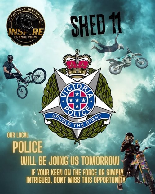Victoria Police Visit at Shed 11 — car meet in Melbourne, VIC on Friday 24 July 2026