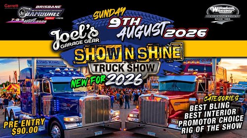 Brisbane Jamboree Truck Show — JDM spectator event in Brisbane, QLD on Sunday 9 August 2026