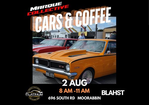 Marque Collective Cars & Coffee — Exotic/Classic car meet in Melbourne, VIC on Sunday 2 August 2026