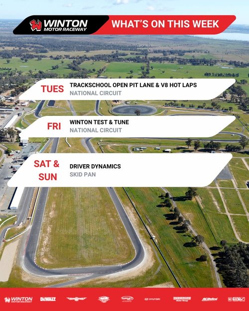 Winton Test & Tune — track day in Melbourne, VIC on Friday 31 July 2026