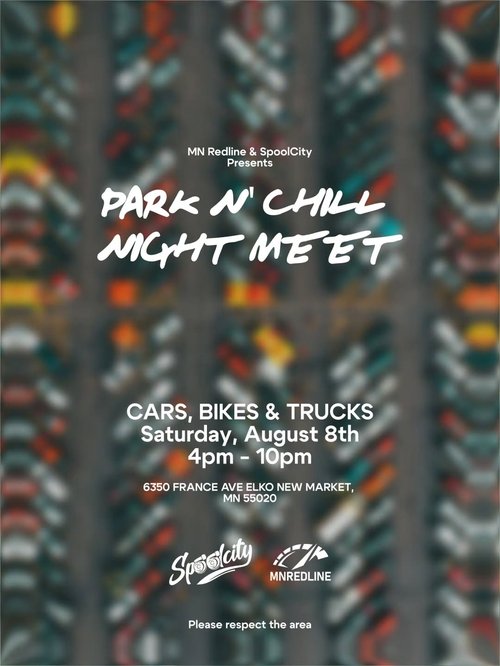 Park N' Chill Night Meet — car meet in International on Saturday 8 August 2026