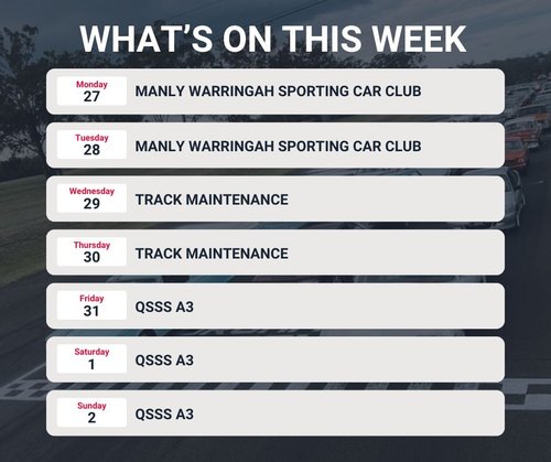 Queensland Super Sprint Series Round 3 — Muscle track day in Brisbane, QLD on Friday 31 July 2026
