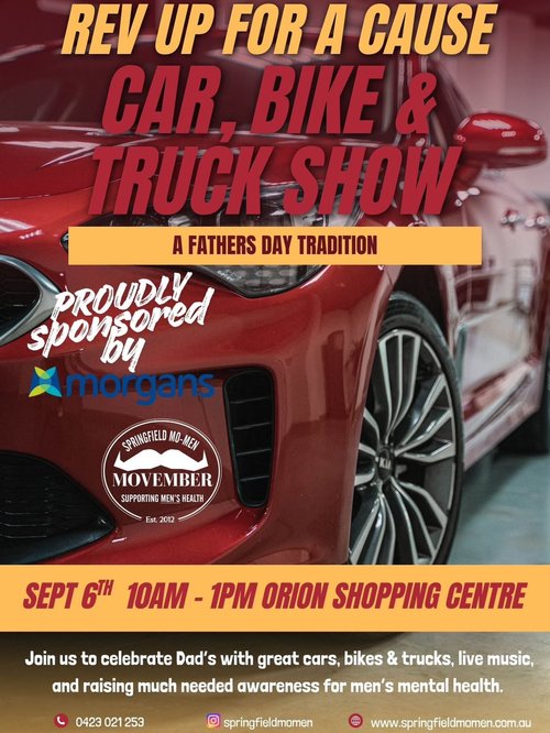 Rev Up For A Cause Car, Bike & Truck Show — Euro car meet in Brisbane, QLD on Sunday 6 September 2026