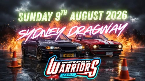 Wetpan Warriors — JDM/Muscle track day in Sydney, NSW on Sunday 9 August 2026