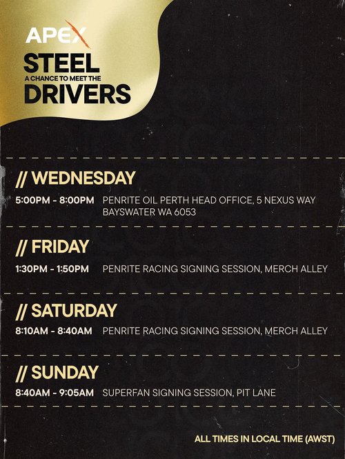 Meet the Drivers — Muscle car meet in Perth, WA on Wednesday 29 July 2026