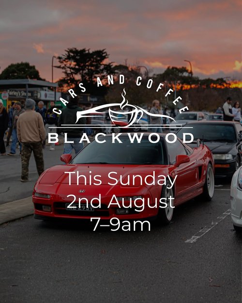 Cars and Coffee Blackwood — car meet in Adelaide, SA on Sunday 2 August 2026