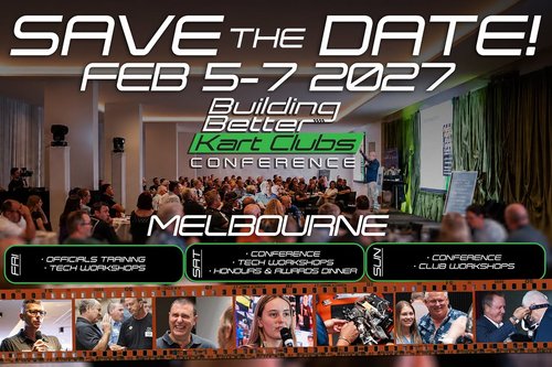 Building Better Kart Clubs Conference — car meet in Melbourne, VIC on Friday 5 February 2027