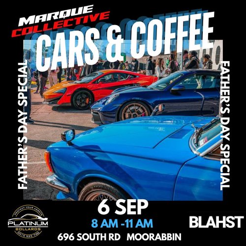 Marque Collective Cars & Coffee — Exotic/Classic car meet in Melbourne, VIC on Sunday 6 September 2026