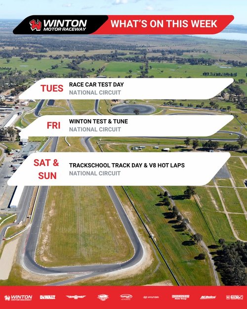 Winton Test & Tune — track day in Albury, VIC on Friday 7 August 2026
