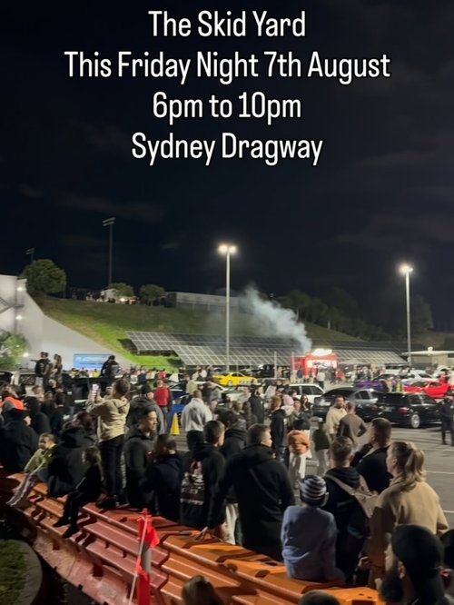 The Skid Yard — JDM/Muscle spectator event in Sydney, NSW on Friday 7 August 2026