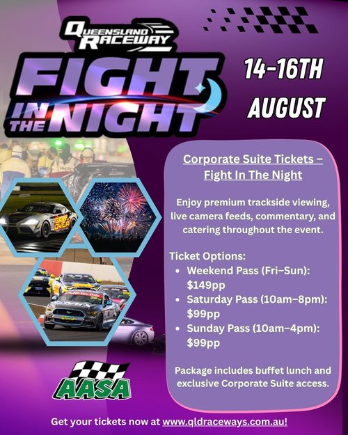 Fight in the Night — Euro/JDM spectator event in Brisbane, QLD on Friday 14 August 2026