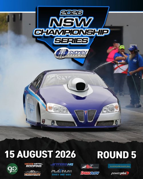 2026 NSW Championship Series - Round 5 — Muscle spectator event in Sydney, NSW on Saturday 15 August 2026