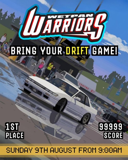 Wetpan Warriors — JDM track day in Sydney, NSW on Sunday 9 August 2026