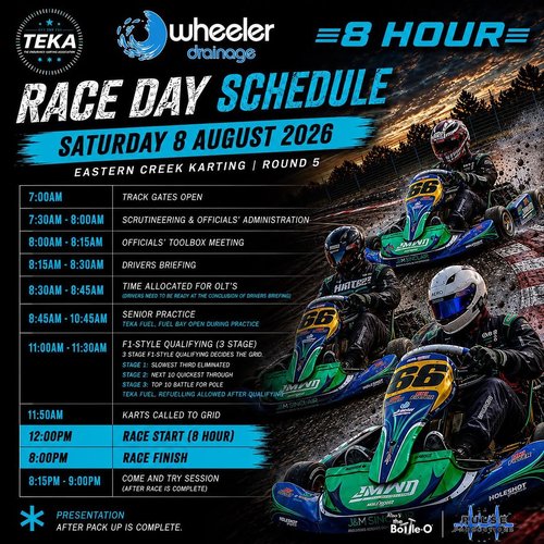 Wheeler Drainage 8 Hour - Round 5 — track day in Sydney, NSW on Saturday 8 August 2026