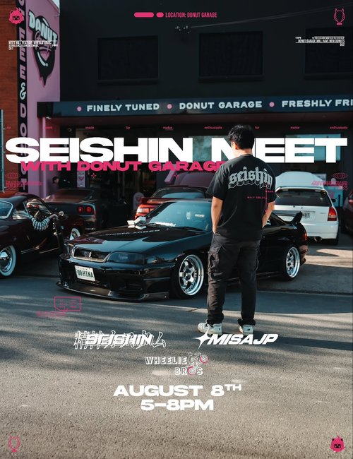 Seishin Meet with Donut Garage — JDM/Stance car meet in Sydney, NSW on Saturday 8 August 2026