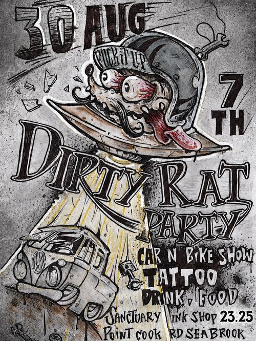 7th Dirty Rat Party — Classic car meet in Melbourne, VIC on Sunday 30 August 2026