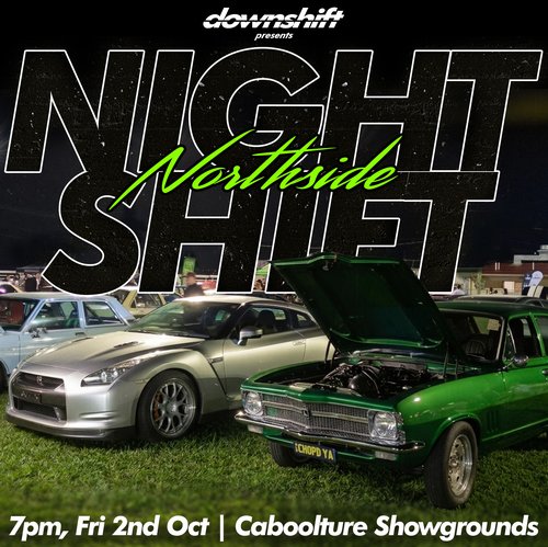 NIGHT SHIFT Northside — JDM/Euro car meet in Brisbane, QLD on Friday 2 October 2026