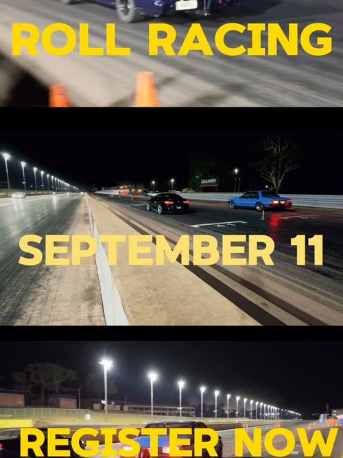 Roll Racing — JDM/Muscle track day in Darwin, NT on Friday 11 September 2026