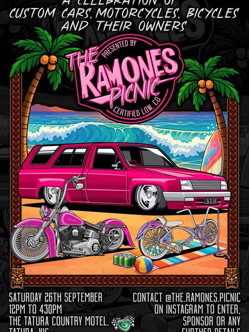 The Ramones Picnic — Classic/Stance car meet in Melbourne, VIC on Saturday 26 September 2026