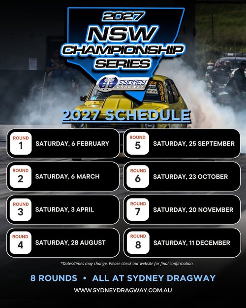 NSW Championship Series - Round 1 — Muscle spectator event in Sydney, NSW on Saturday 6 February 2027