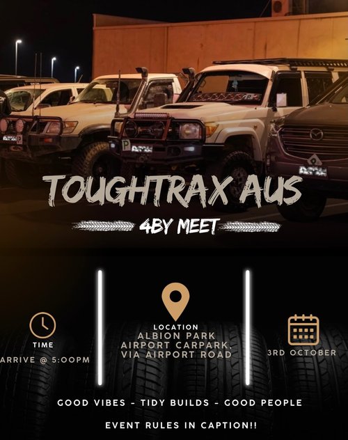 ToughTrax Aus 4BY Meet — 4x4 car meet in Wollongong, NSW on Saturday 3 October 2026