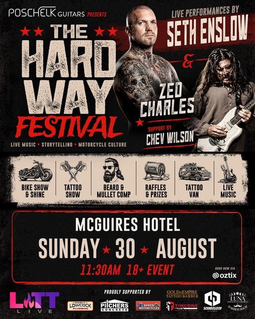 The Hard Way Festival — Classic/Euro spectator event in Mackay, QLD on Sunday 30 August 2026