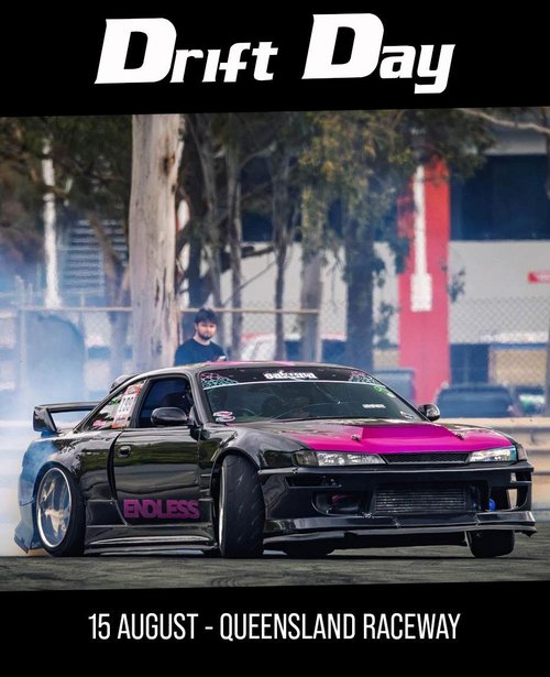 Skid Control Drift Day — JDM track day in Brisbane, QLD on Saturday 15 August 2026