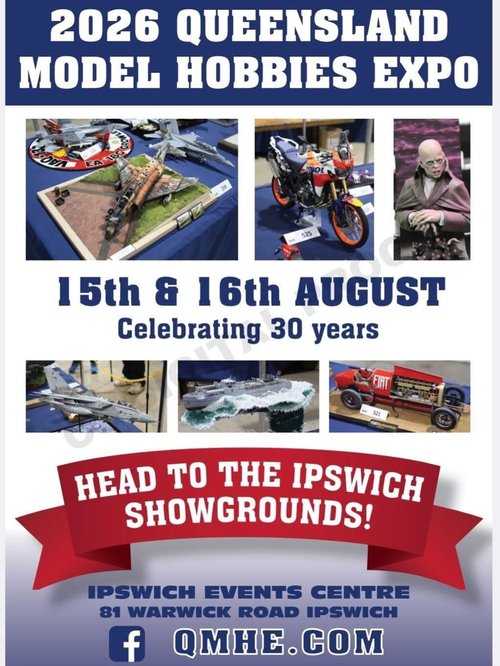 Queensland Model Hobbies Expo — spectator event in Brisbane, QLD on Saturday 15 August 2026
