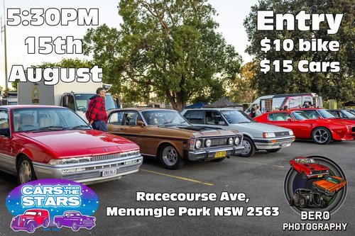 Cars Under The Stars — Classic/Muscle car meet in Sydney, NSW on Saturday 15 August 2026