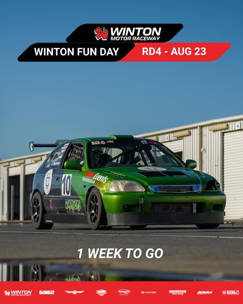 Winton Fun Day — track day in Melbourne, VIC on Sunday 23 August 2026