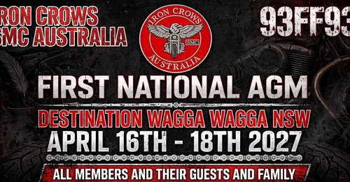 First National AGM — car meet in Wagga Wagga, NSW on Friday 16 April 2027