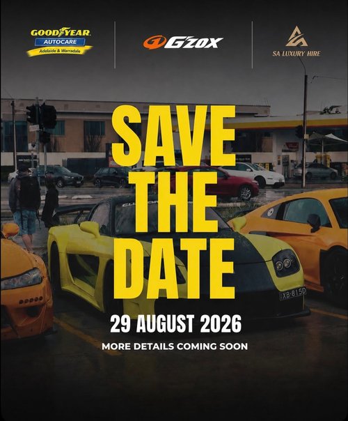 Save The Date Meet — JDM car meet in Adelaide, SA on Saturday 29 August 2026