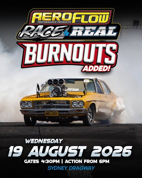 Aeroflow Race 4 Real — Muscle track day in Sydney, NSW on Wednesday 19 August 2026