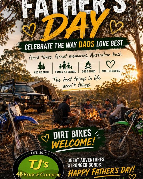 Father's Day at TJ's 4B Park — 4x4 car meet in Sydney, NSW on Sunday 6 September 2026