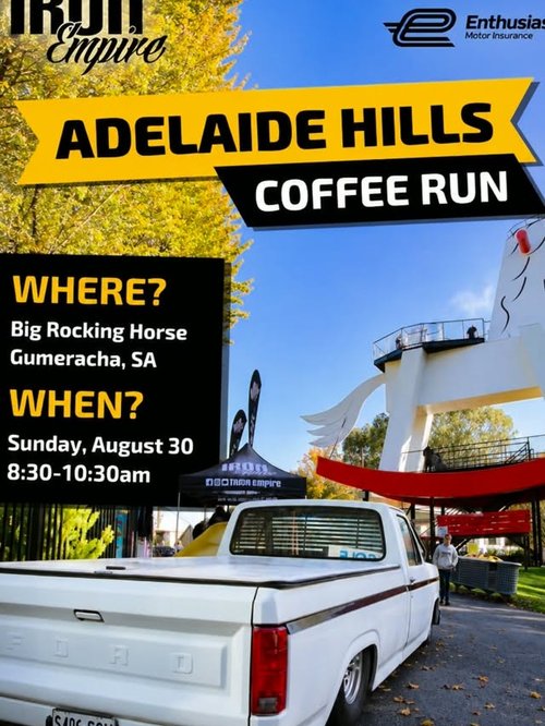Adelaide Hills Coffee Run — car meet in Adelaide, SA on Sunday 30 August 2026
