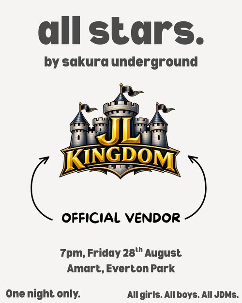 Sakura Underground All Stars — JDM car meet in Brisbane, QLD on Friday 28 August 2026