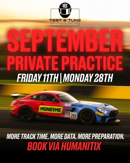 ARDC Private Practice — track day in Sydney, NSW on Friday 11 September 2026