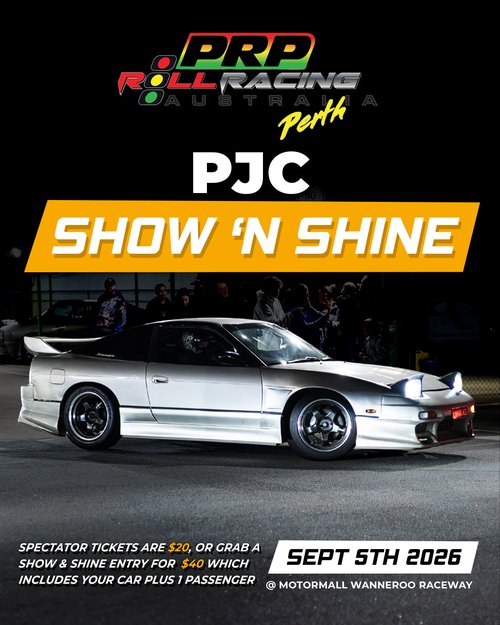 PJC Show 'n Shine — Euro/JDM car meet in Perth, WA on Saturday 5 September 2026