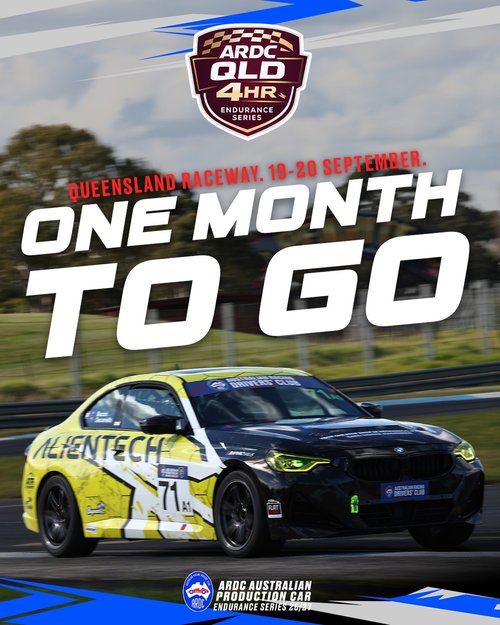ARDC QLD 4HR Endurance Series Round 3 — Muscle spectator event in Brisbane, QLD on Saturday 19 September 2026