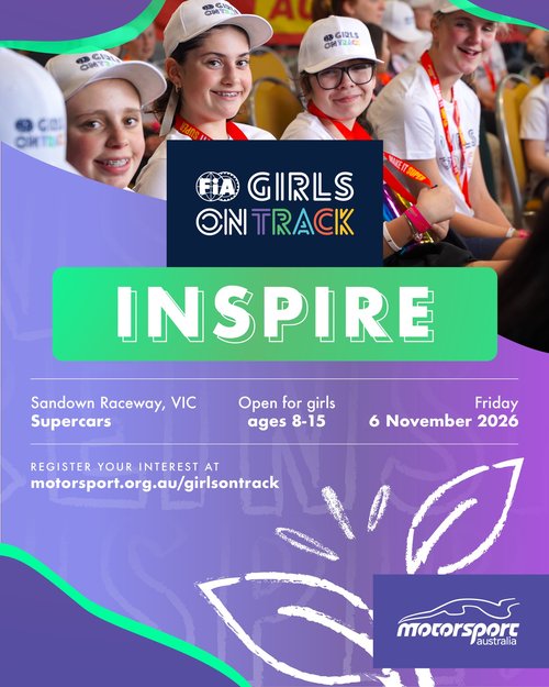 FIA Girls on Track Inspire — track day in Melbourne, VIC on Friday 6 November 2026