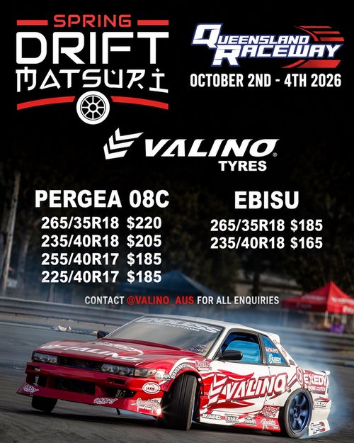 Spring Drift Matsuri — JDM spectator event in Brisbane, QLD on Friday 2 October 2026