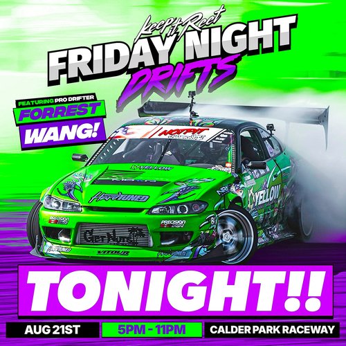 Friday Night Drifts — JDM spectator event in Melbourne, VIC on Friday 21 August 2026