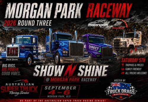 Australian Super Truck Racing Series - Round 3 — Euro/JDM spectator event in Brisbane, QLD on Friday 4 September 2026