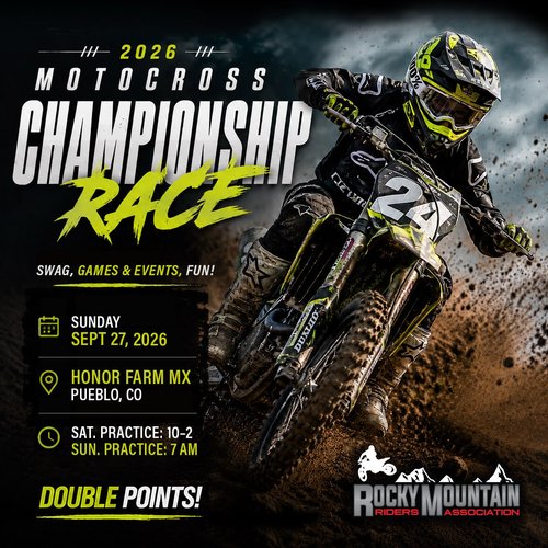 2026 Motocross Championship Race — spectator event in International on Sunday 27 September 2026