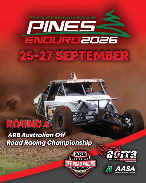Teagle Excavations ARB Pines Enduro — 4x4 spectator event in Adelaide, SA on Friday 25 September 2026