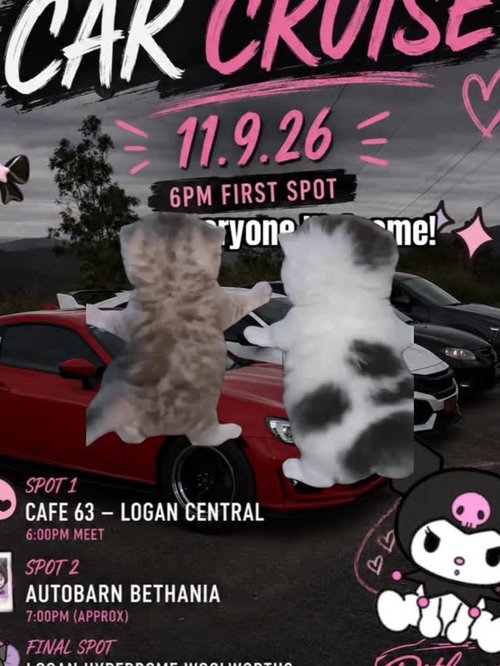 Pitlane Princesses Car Cruise — car meet in Brisbane, QLD on Friday 11 September 2026