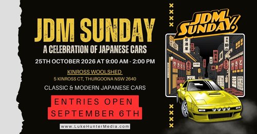 JDM Sunday — JDM car meet in Albury, NSW on Sunday 25 October 2026