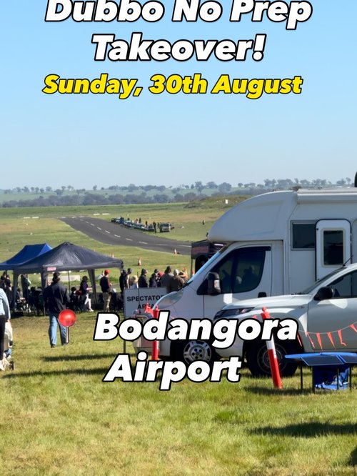 Dubbo No Prep Takeover — Muscle spectator event in Sydney, NSW on Sunday 30 August 2026