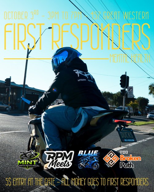 First Responders Mental Health Fundraiser — car meet in Sydney, NSW on Saturday 3 October 2026